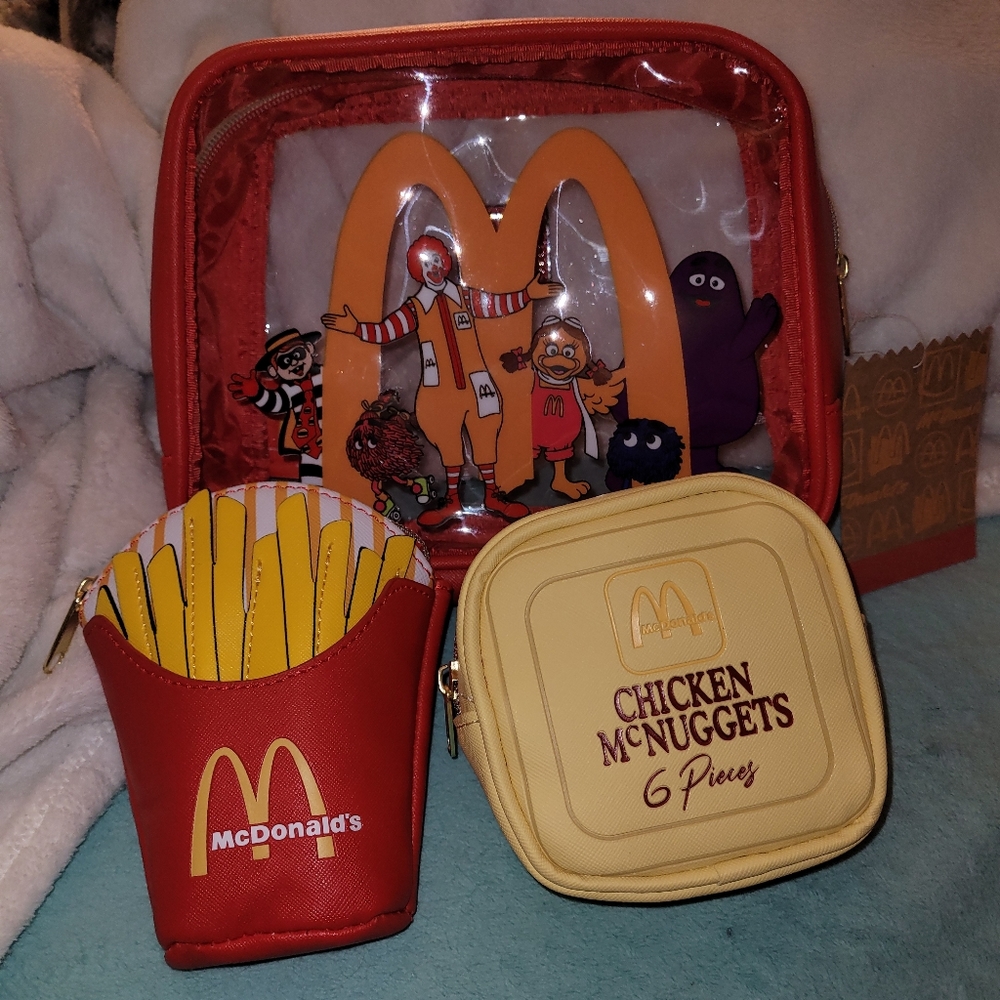 3 piece McDonald's Cosmetic bag set, very RARE NWT - Picture 3 of 4